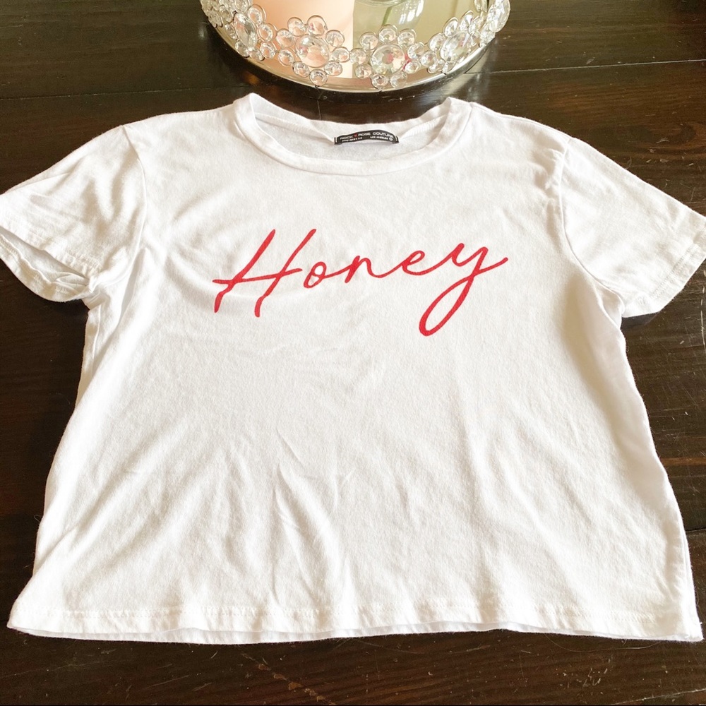 White crop top M